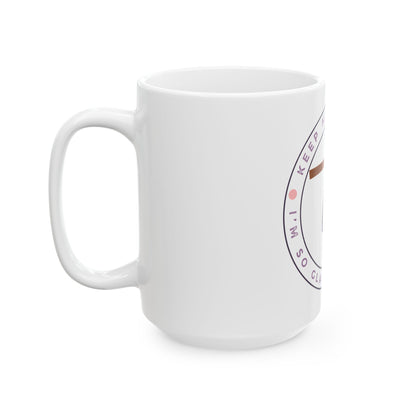 Keep Hanging On Bat // Ceramic Mug, (11oz, 15oz)