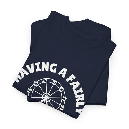 Having A Fairly Good Time // Ferris Wheel Good Time Punny Unisex Heavy Cotton Tee
