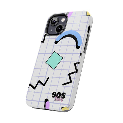 90s Baby Zig Zag and Shapes // iPhone Case