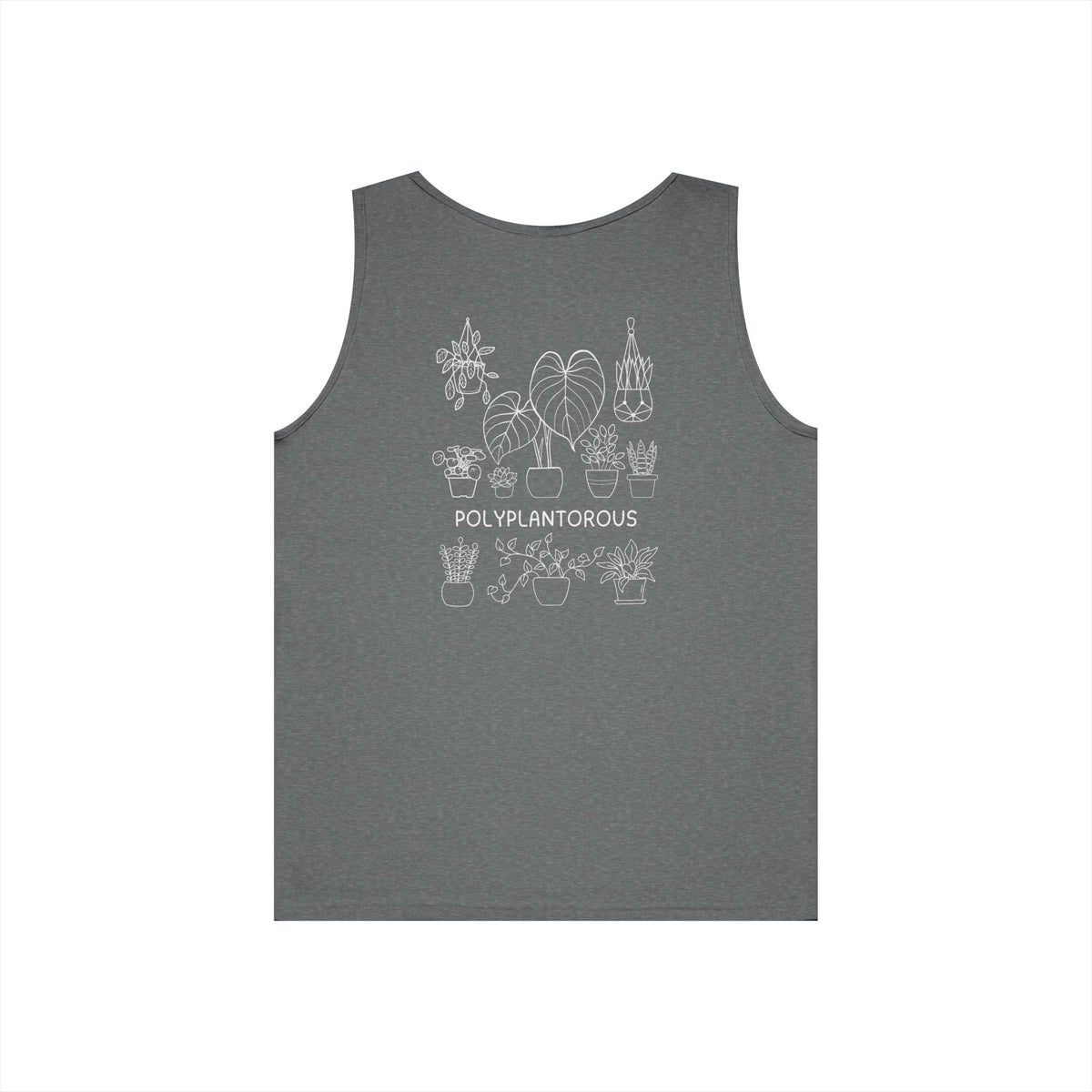 polyPLANTorous // Unisex Heavy Cotton Tank Top - Polyplantorous Plant Lover Design