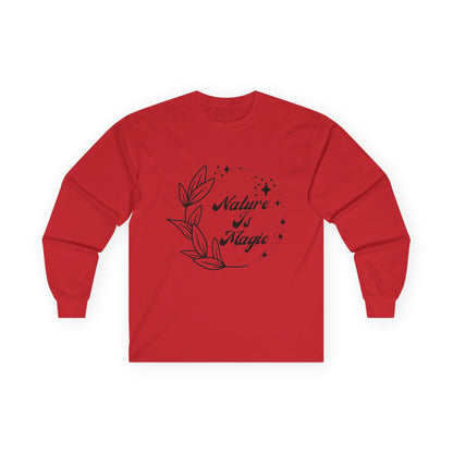Nature is Magic // Unisex Ultra Cotton Long Sleeve Tee - Embrace Nature's Beauty