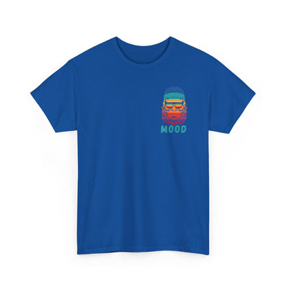 Bigfoot Mood - Pocket Placement // Retro Mood Unisex Heavy Cotton Tee - Colorful Graphic T-Shirt