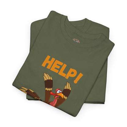 Help! I Married into a Turkey Trot Family // Unisex Jersey Short Sleeve Tee