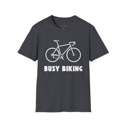 Busy (Road) Biking // Unisex Softstyle T-Shirt