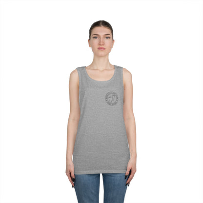 Barefoot Run Club // Bigfoot Founding Member // Double Sided Unisex Heavy Cotton Tank Top