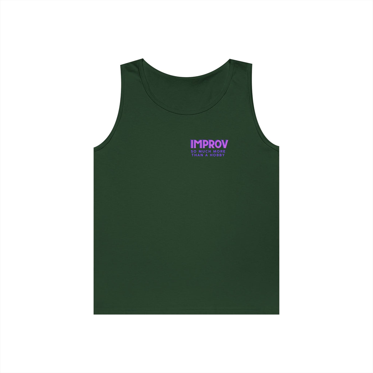 Improv, "Yes, And" Double-sided // Vibes Unisex Heavy Cotton Tank Top