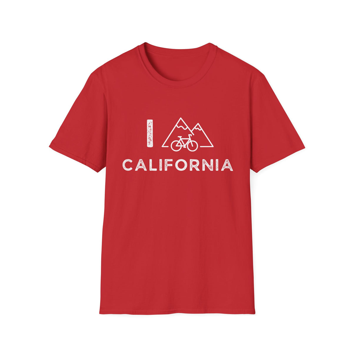 I (Mountain) Bike California // Unisex Softstyle T-Shirt