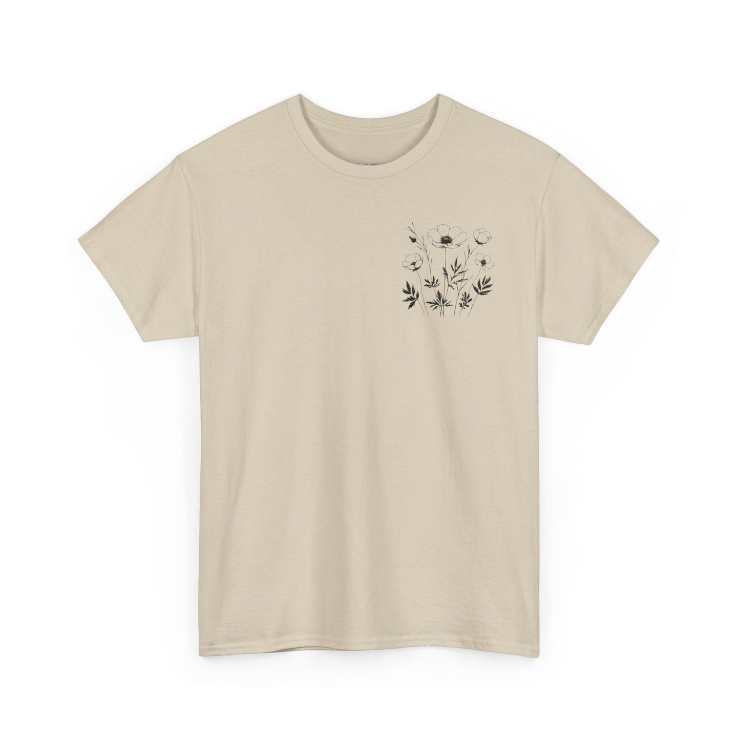 We're Rooting For You - Flowers // Unisex Heavy Cotton Tee - Perfect for Everyday Comfort