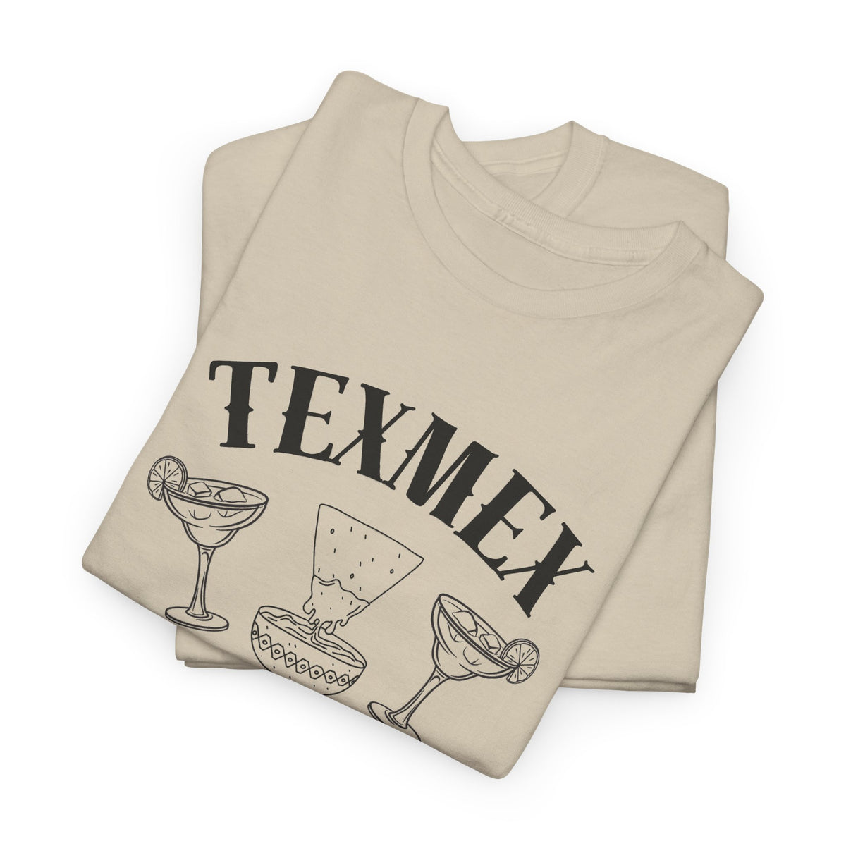 Tex-Mex Forever - Ritas & Queso // Unisex Heavy Cotton Tee - Fun Casual T-Shirt for Food Lovers