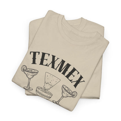 Tex-Mex Forever - Ritas & Queso // Unisex Heavy Cotton Tee - Fun Casual T-Shirt for Food Lovers