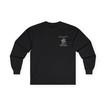 Hangin' With My Buds // Unisex Ultra Cotton Long Sleeve Tee - 'Happy Plants' Botanical Design