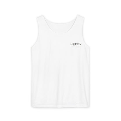 Pickleball - Queen of the Court - Vintage Playing Card - Tank Top — Graphic Tank