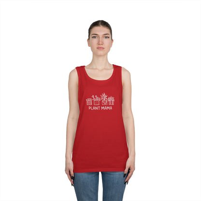 Plant Mama // Unisex Heavy Cotton Tank Top - Perfect for Garden Lovers