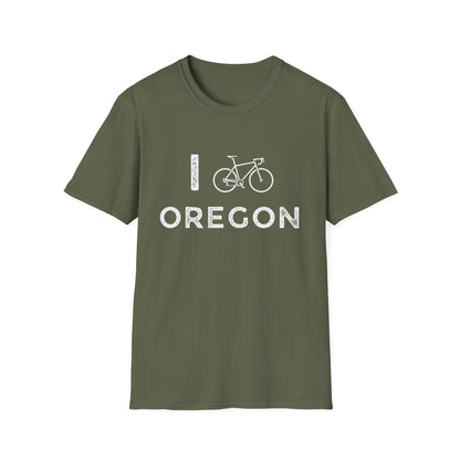 I (Road) Bike Oregon // Unisex Softstyle T-Shirt
