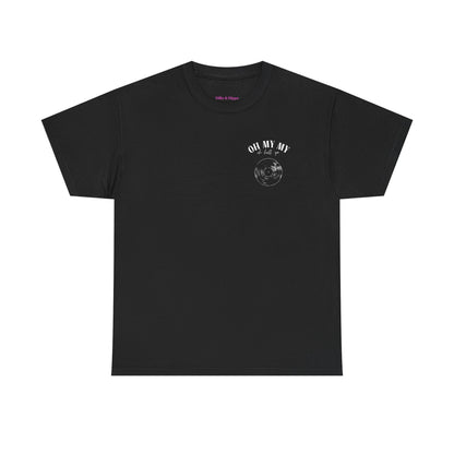 Oh My My Vintage Vinyl Graphic - Pocket Placement // Unisex Heavy Cotton Tee - Perfect for Music Lovers