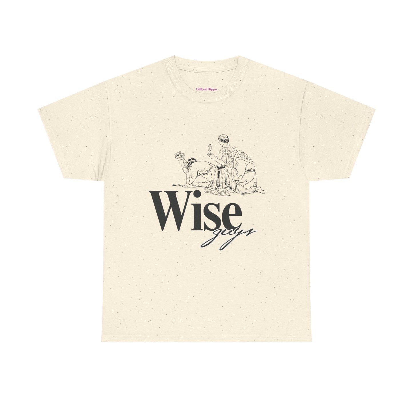 Wise Guys Unisex Heavy Cotton Tee - Stylish Graphic Tee for Casual Wear