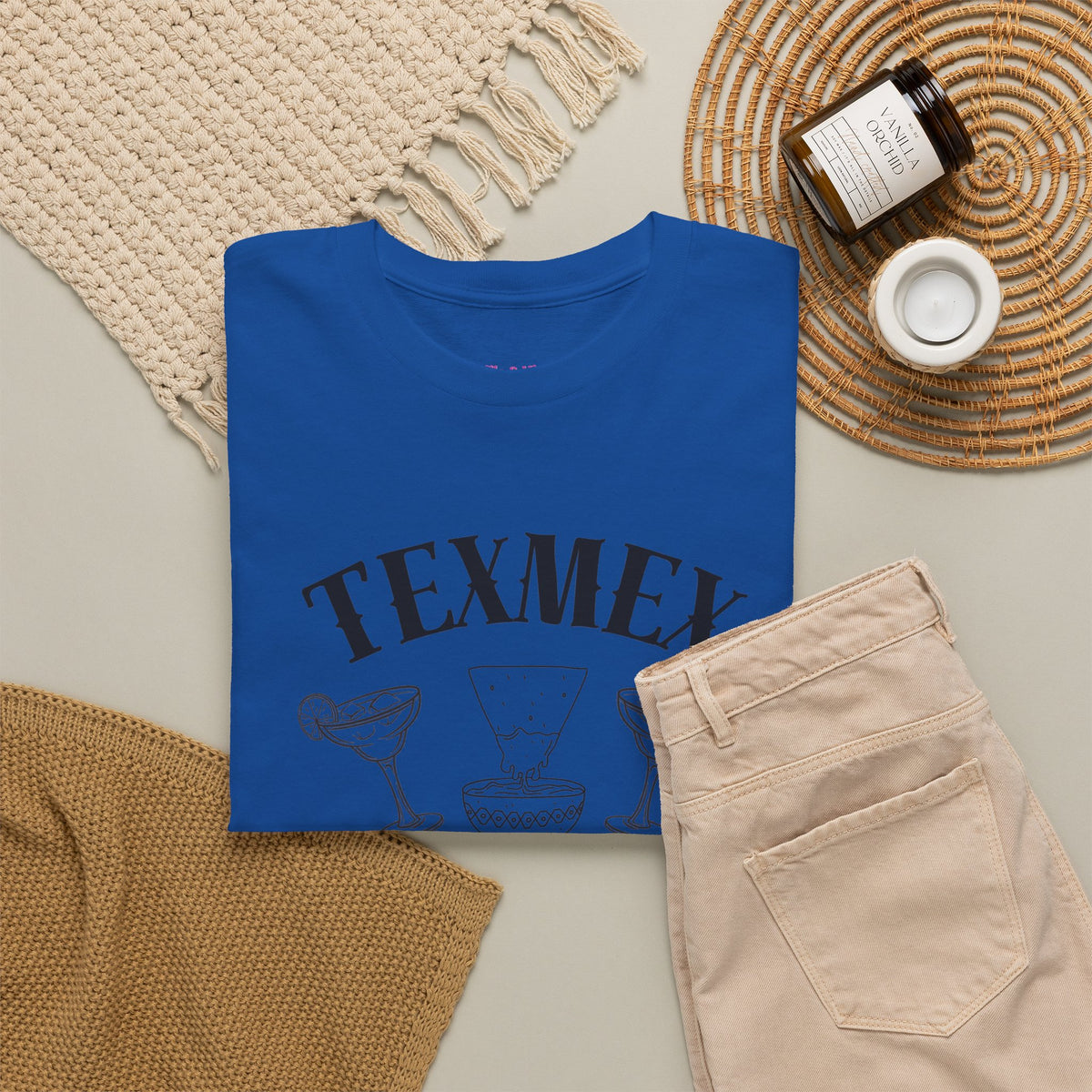 Tex-Mex Forever - Ritas & Queso // Unisex Heavy Cotton Tee - Fun Casual T-Shirt for Food Lovers