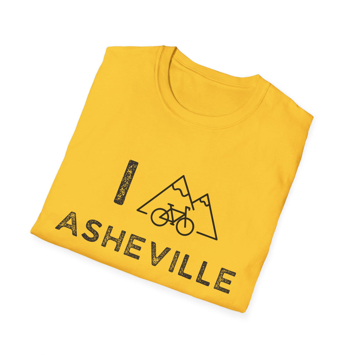 I (Mountain) Bike Asheville // Unisex Softstyle T-Shirt