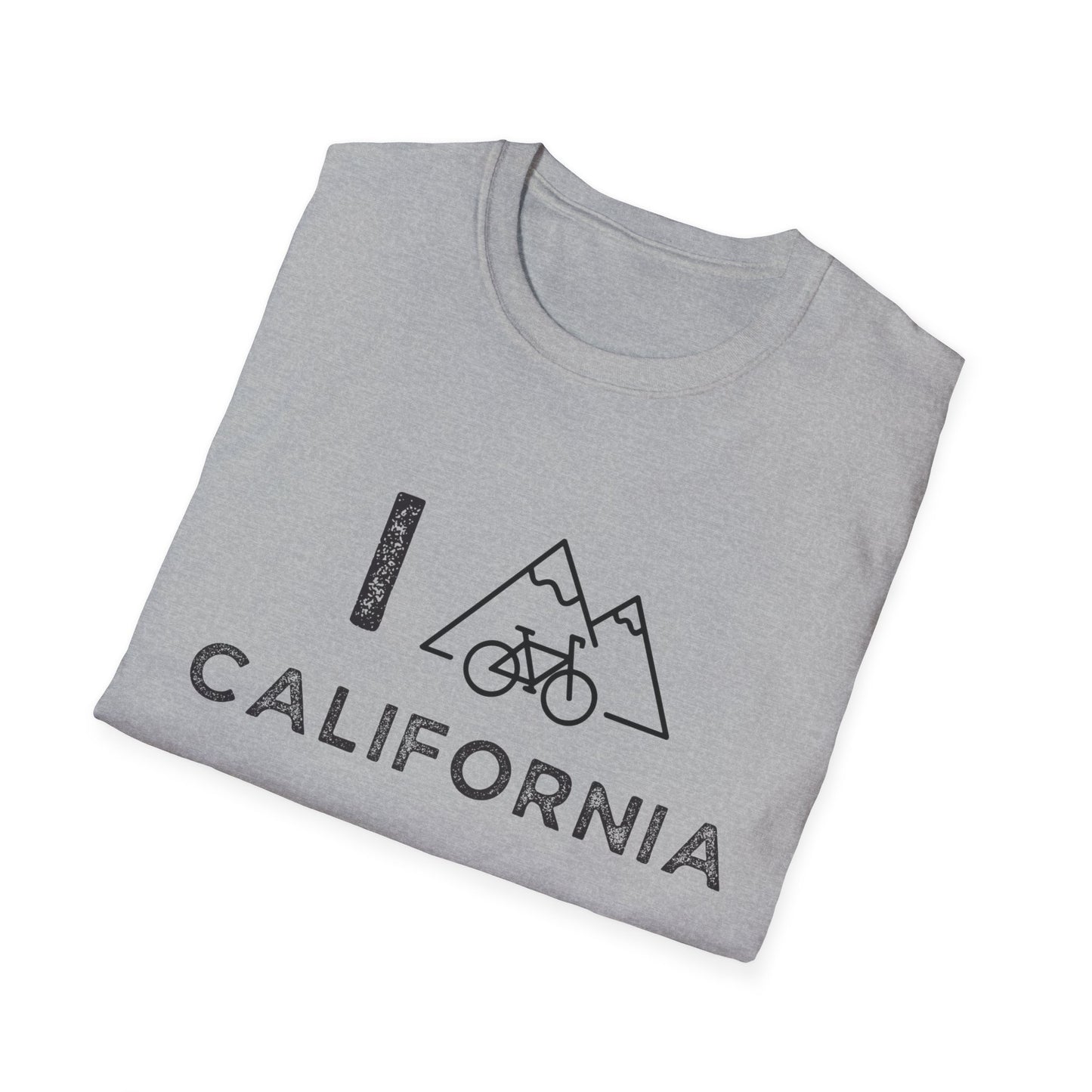 I (Mountain) Bike California // Unisex Softstyle T-Shirt