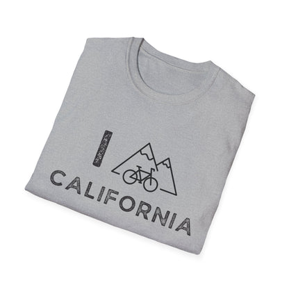I (Mountain) Bike California // Unisex Softstyle T-Shirt