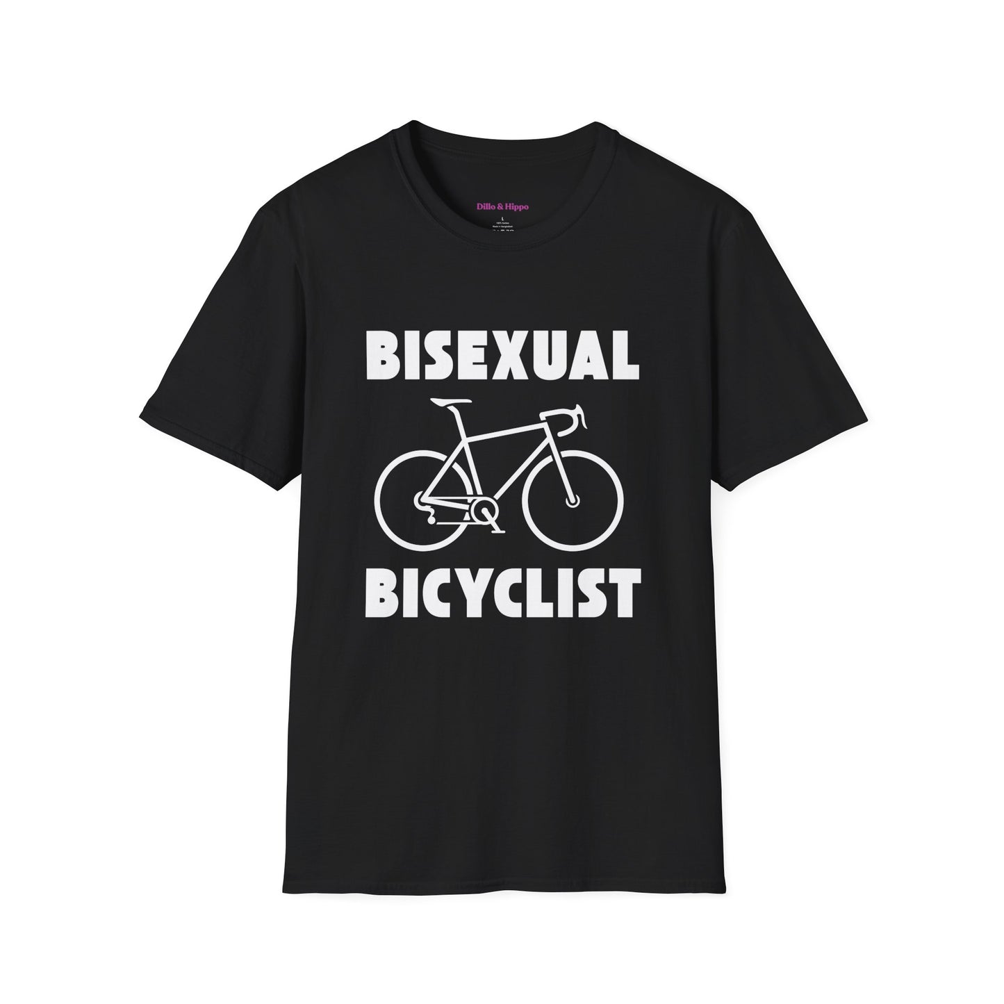 Bisexual (Road) Bicyclist  // Unisex Softstyle T-Shirt