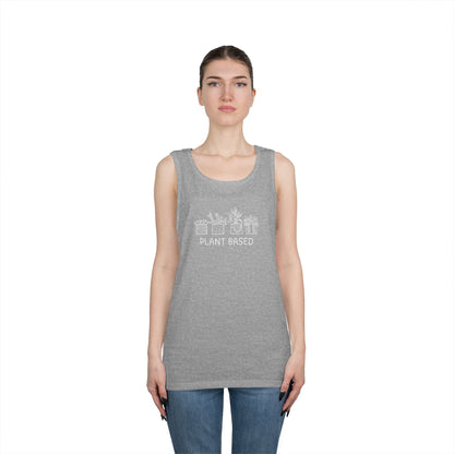 Plant Based // Unisex Heavy Cotton Tank Top - Perfect for Eco Lovers