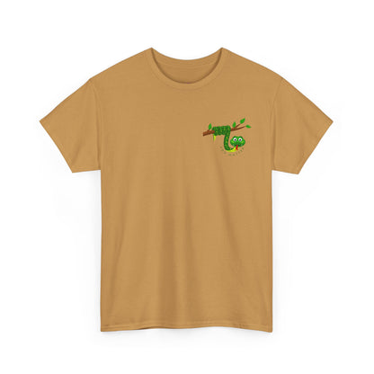 Keep Hanging On - Snake // Unisex Heavy Cotton Tee - Positive Message T-Shirt