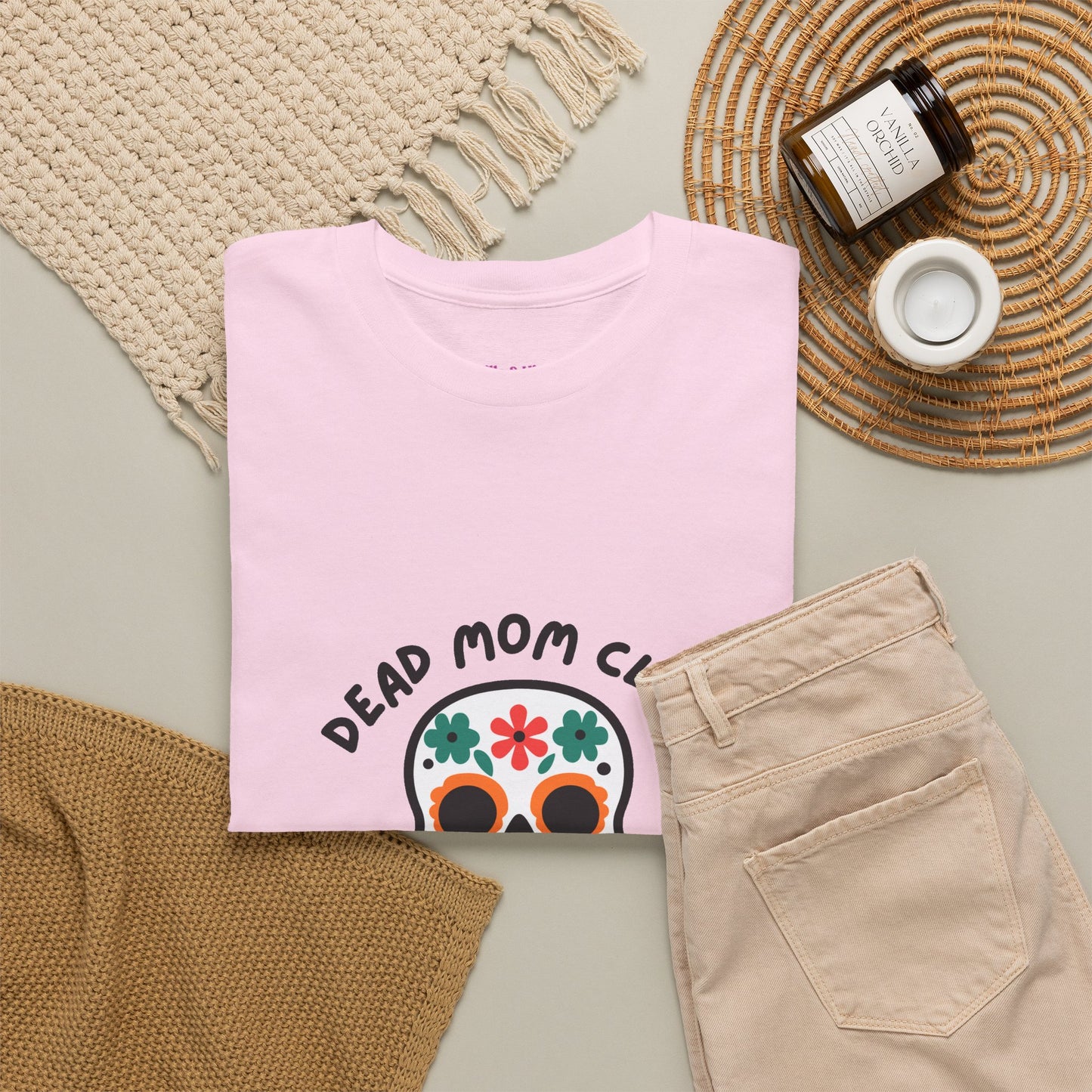 Dead Mom Club Skull // Short Sleeve Tee