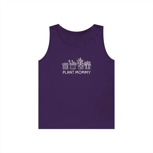 Plant Mommy // Unisex Heavy Cotton Tank Top - Perfect Gift for Plant Lovers