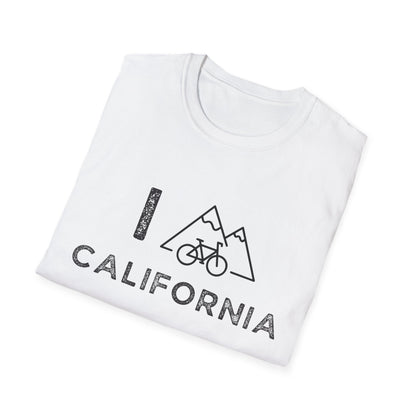 I (Mountain) Bike California // Unisex Softstyle T-Shirt