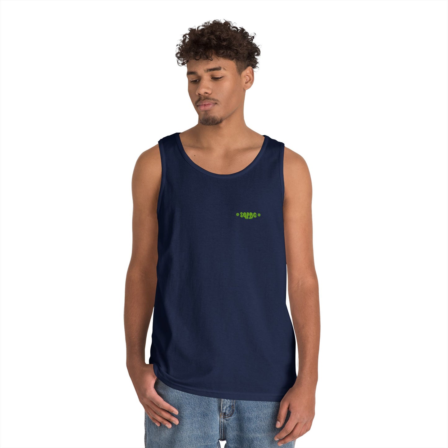 SGPBC // Green // Unisex Heavy Tank Top
