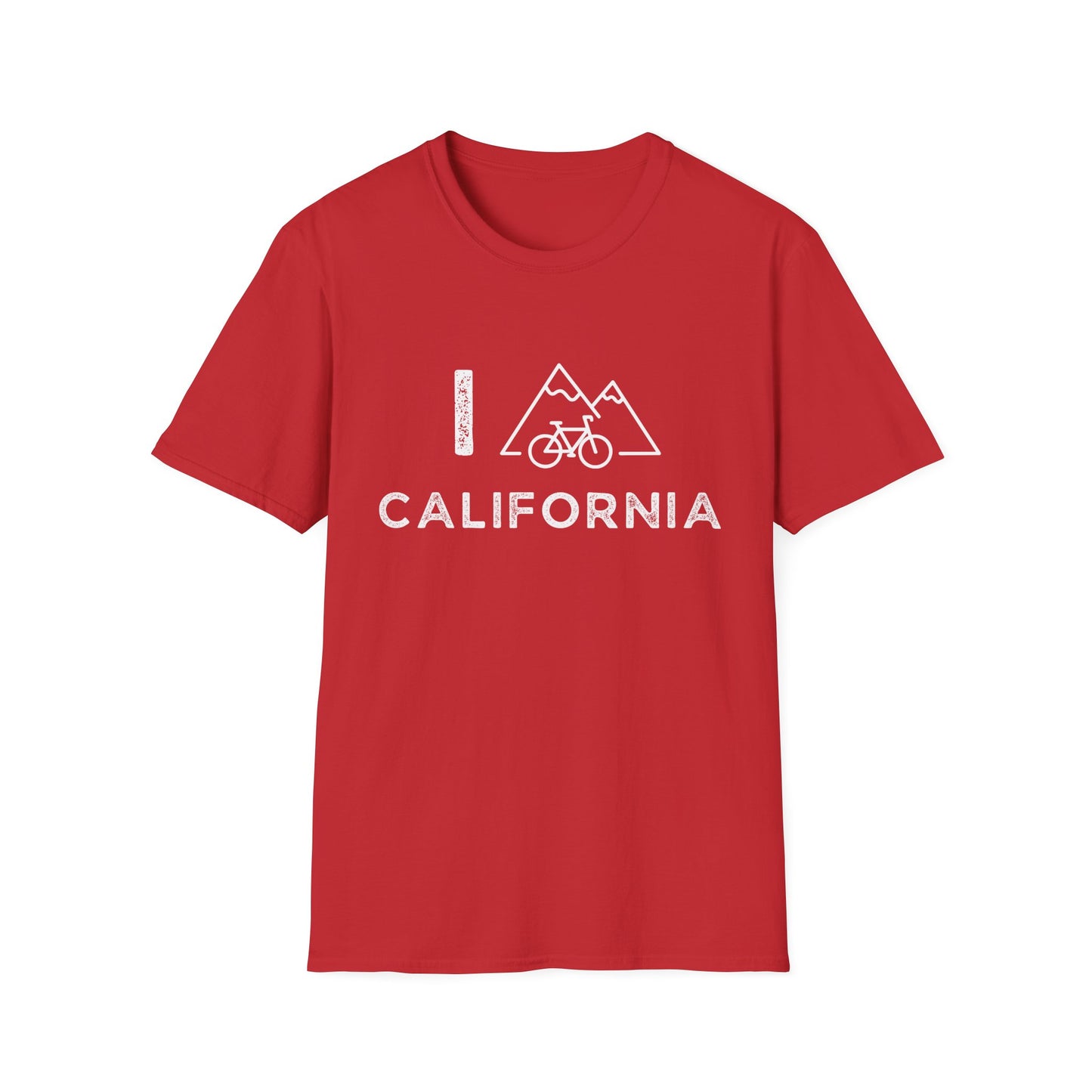 I (Mountain) Bike California // Unisex Softstyle T-Shirt