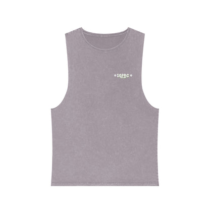 SGPBC White // Custom Unisex Stonewash Tank Top