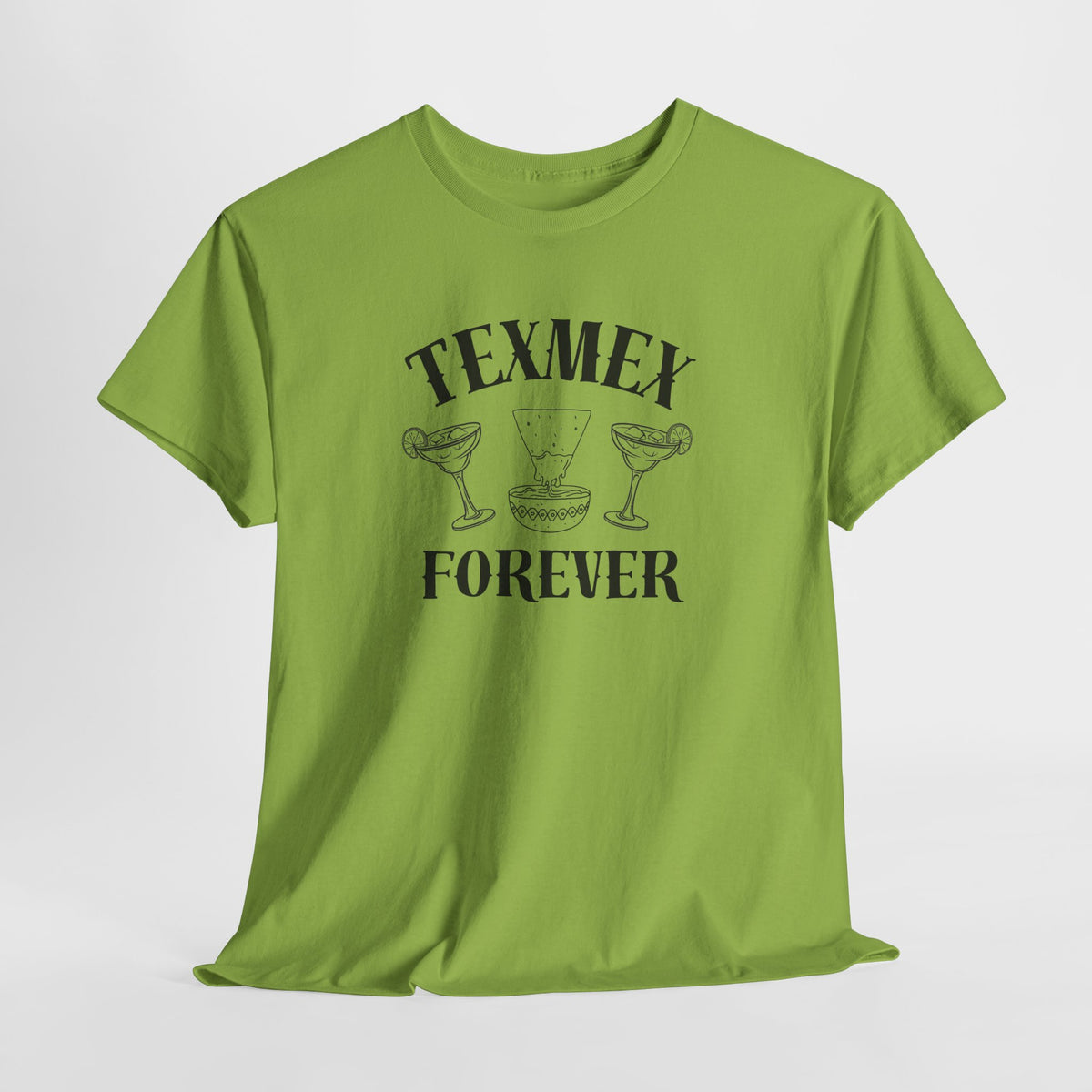 Tex-Mex Forever - Ritas & Queso // Unisex Heavy Cotton Tee - Fun Casual T-Shirt for Food Lovers
