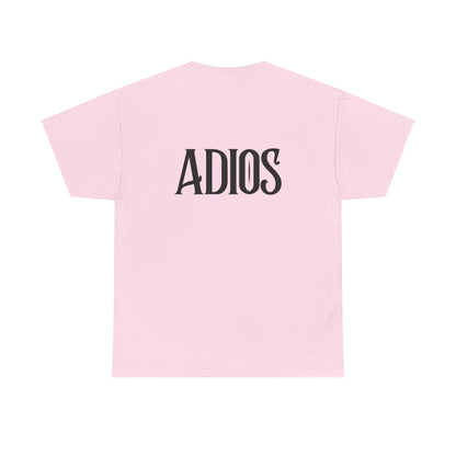 Howdy & Adios  // Unisex Heavy Cotton Tee - Casual Statement Shirt