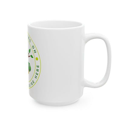Keep Hanging On Snake // Ceramic Mug, (11oz, 15oz)