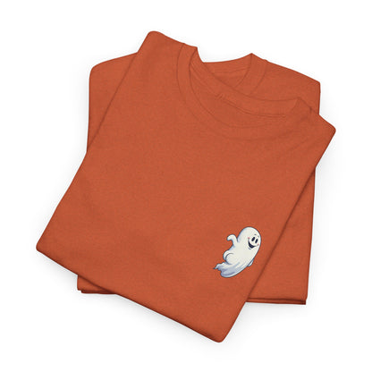 'Power Bottom Autumn' White Ghost // Halloween Ghost Unisex Heavy Cotton Tee