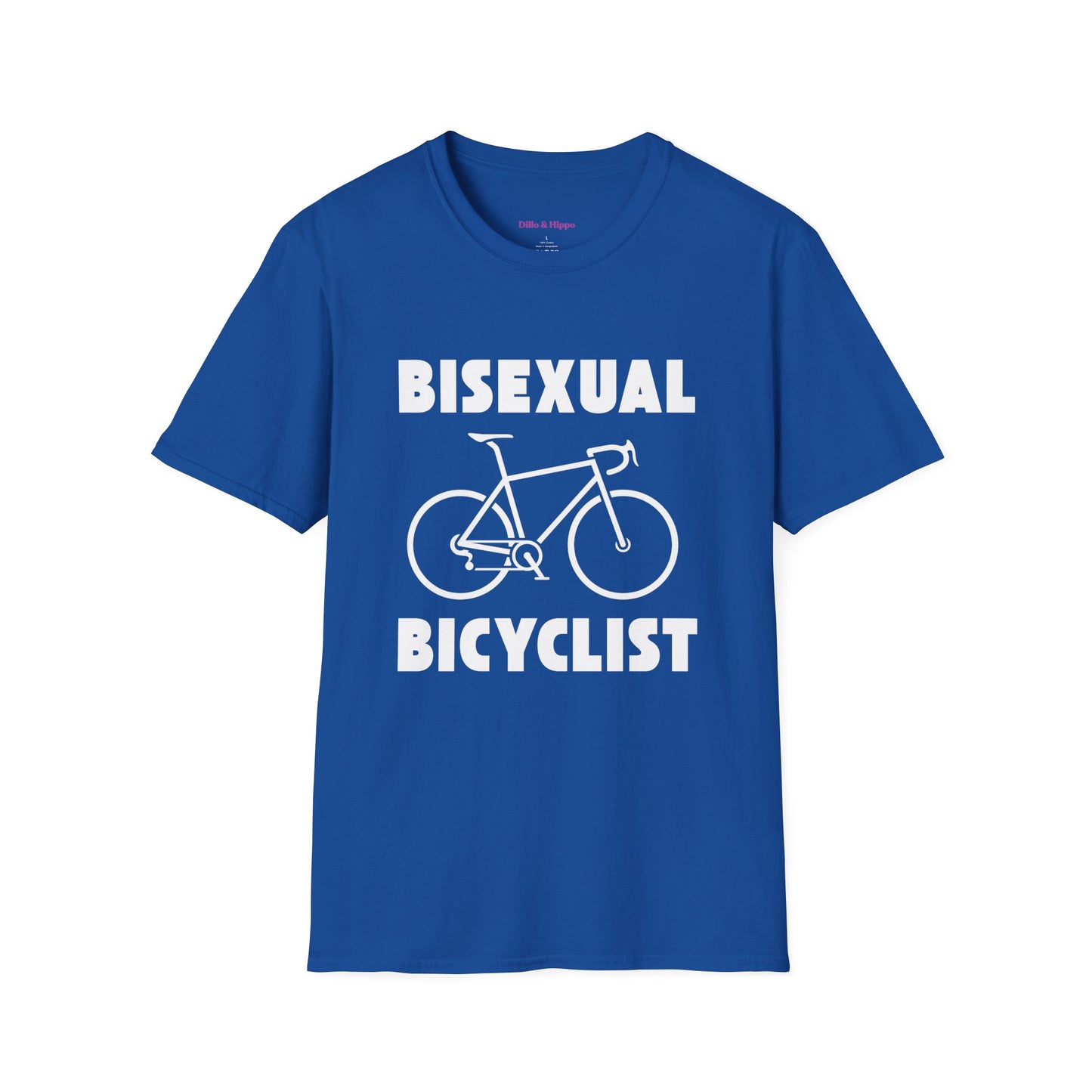 Bisexual (Road) Bicyclist  // Unisex Softstyle T-Shirt