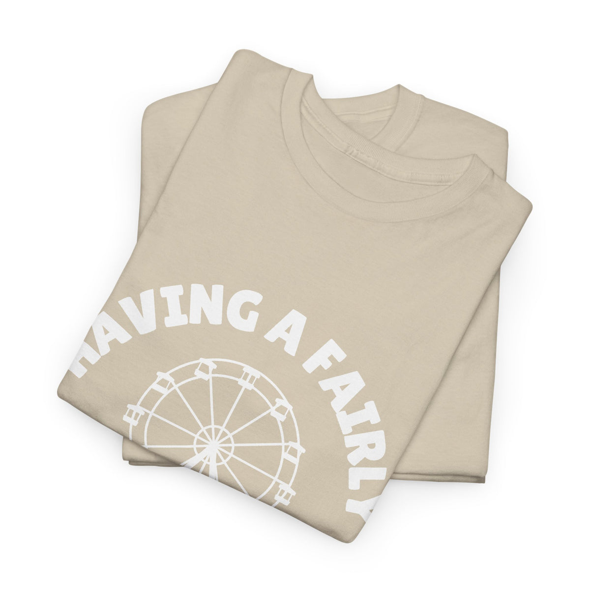 Having A Fairly Good Time // Ferris Wheel Good Time Punny Unisex Heavy Cotton Tee