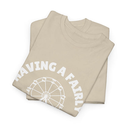 Having A Fairly Good Time // Ferris Wheel Good Time Punny Unisex Heavy Cotton Tee