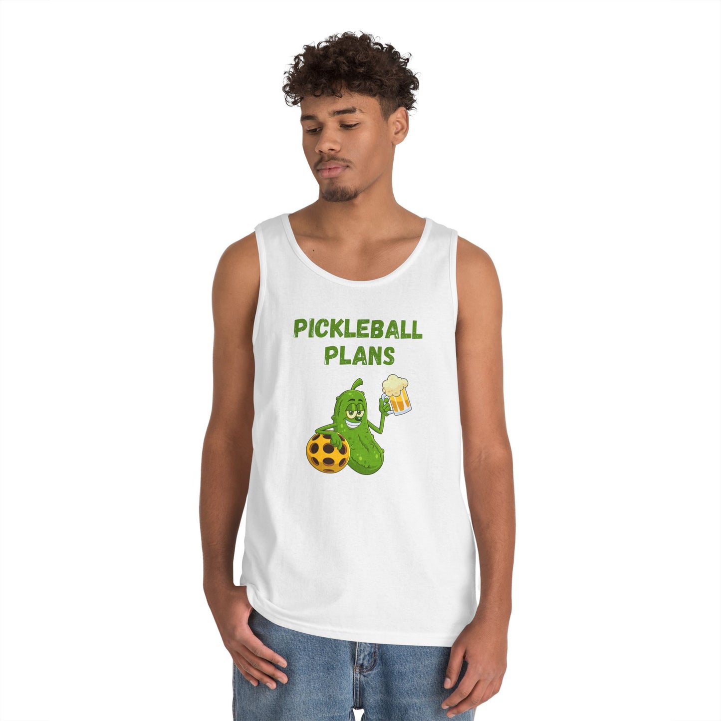 Pickleball Plans // Unisex Heavy Cotton Tank Top