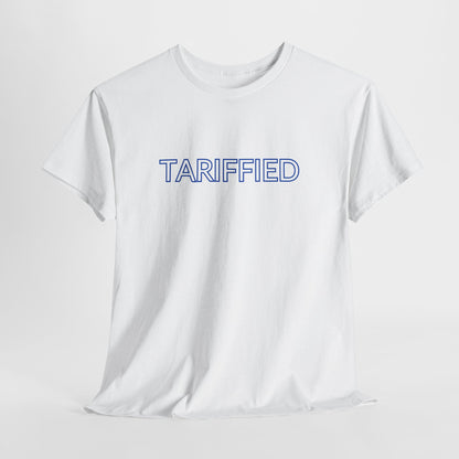 Tarrified // Unisex Heavy Cotton Tee - Scary Economy Statement Shirt