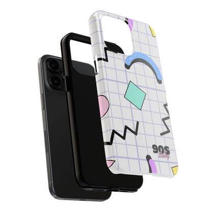 90s Baby Zig Zag and Shapes // iPhone Case