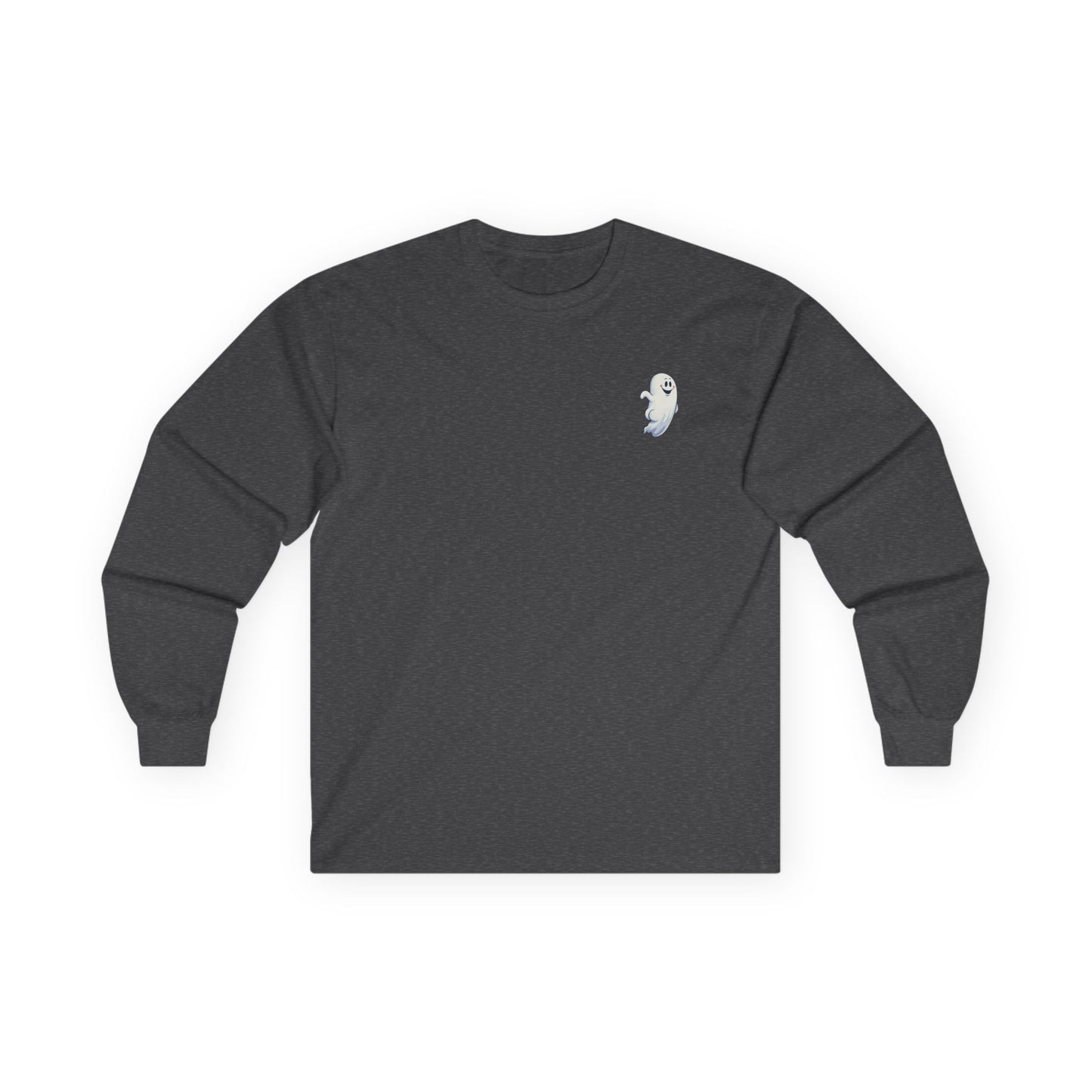 Power Bottom Autumn - White Ghost // Unisex Ghostly Vibes Long Sleeve Tee