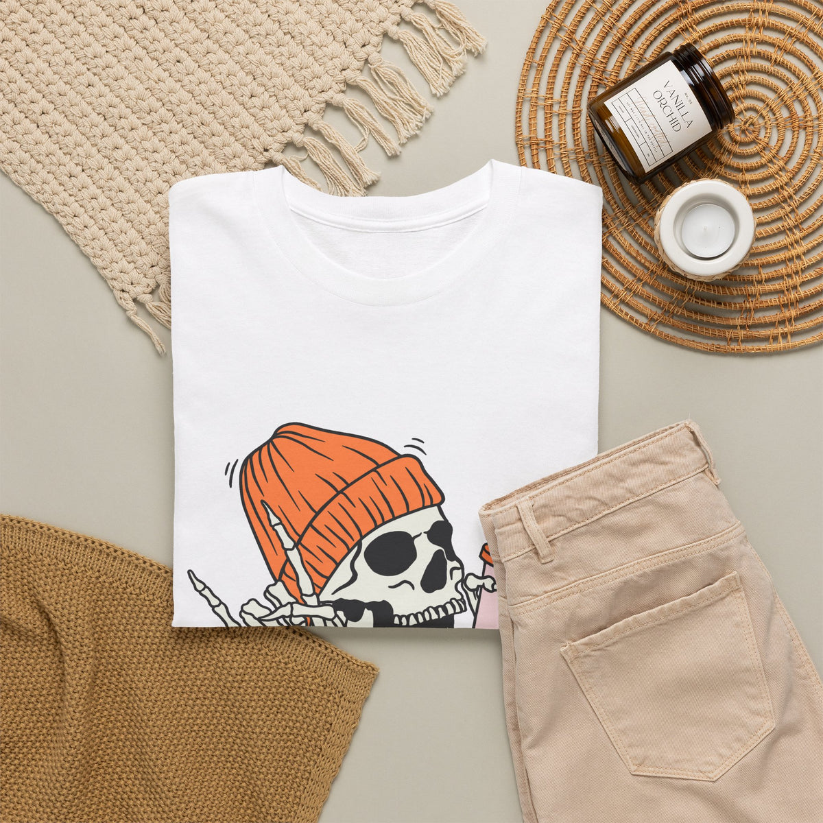 Skull Graphic Tee, Unisex Heavy Cotton, Casual Streetwear, Grunge Aesthetic, Halloween Costume, Gift for Him/Her
