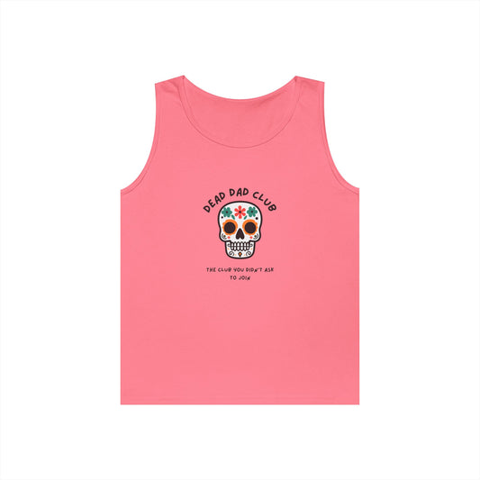 Dead Dad Club Skull // Unisex Heavy Cotton Tank Top