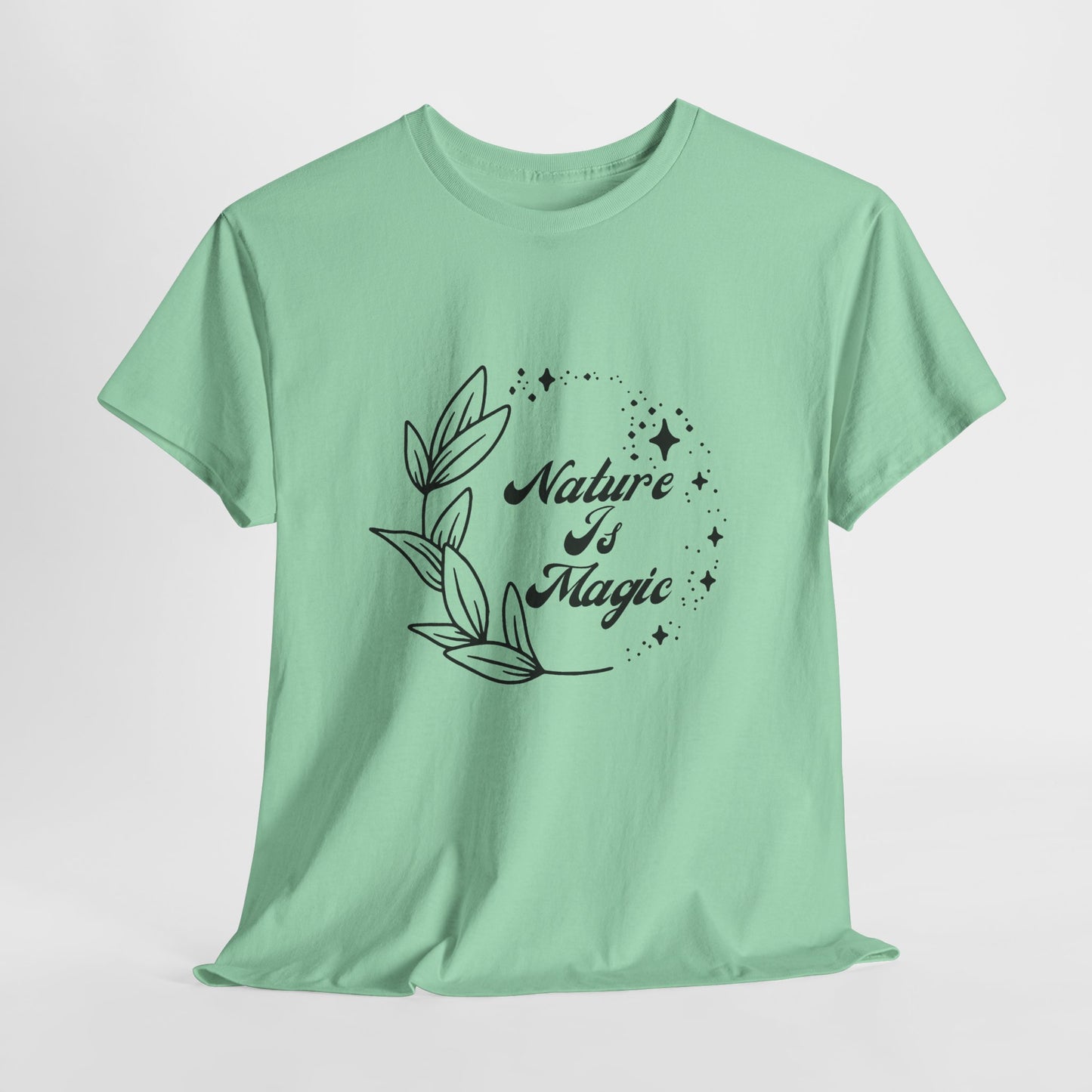 Nature is Magic // Unisex Heavy Cotton Tee - Nature-Themed Casual Wear