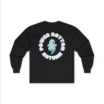 Unisex Ultra Cotton Long Sleeve Tee - 'Power Bottom Autumn' Graphic