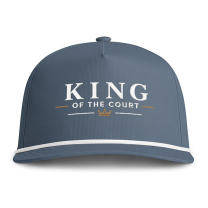King of the Court Rope Cap – Cream Embroidery