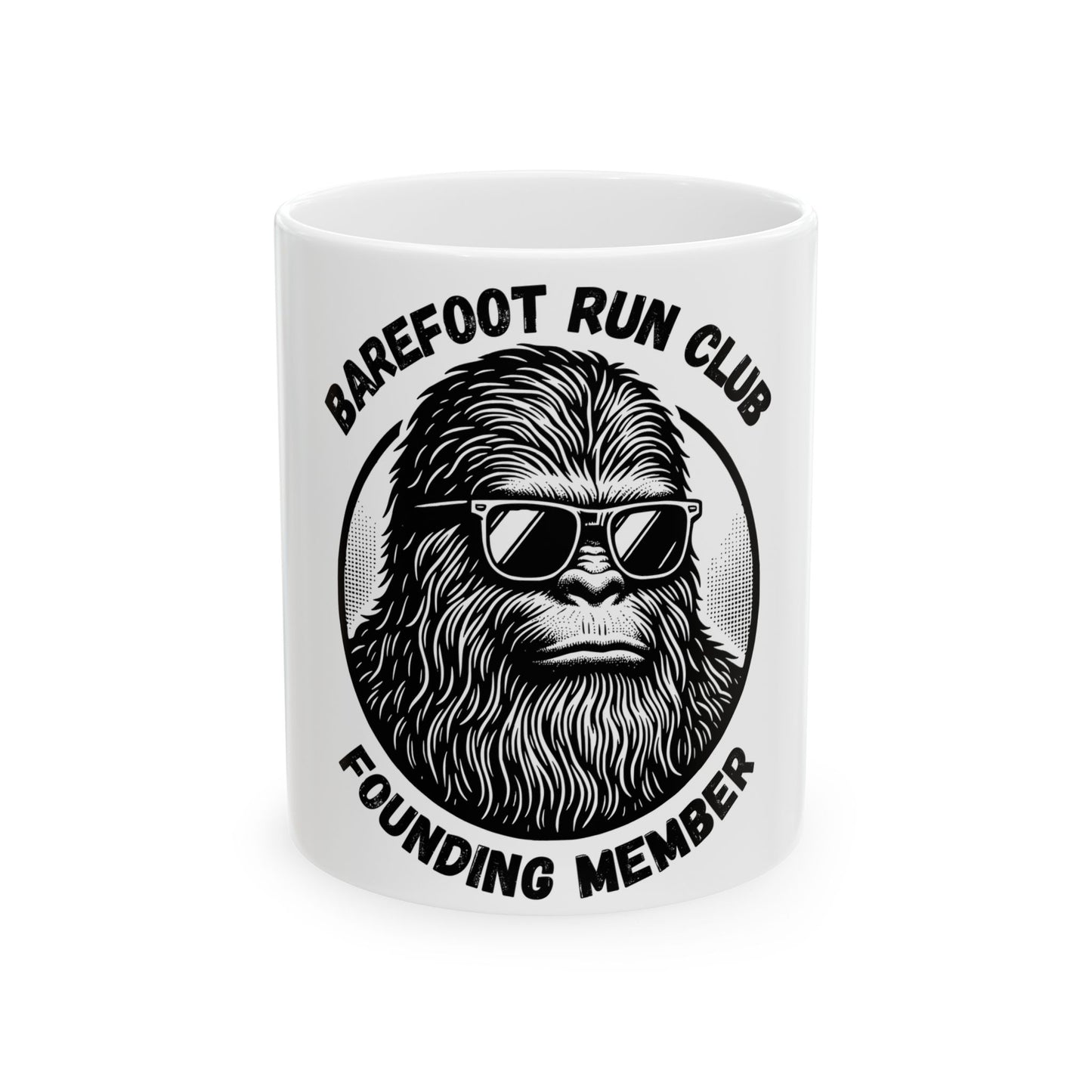 Barefoot Run Club Founding Member // Ceramic Mug, (11oz, 15oz)